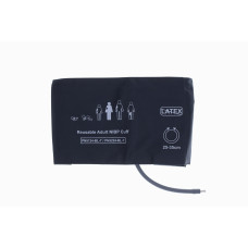 Reusable NIBP Single Hose Cuff Adult 25cm to 35 cm Grey Reusable NIBP Single Hose Cuff Adult 25cm to 35 cm Grey