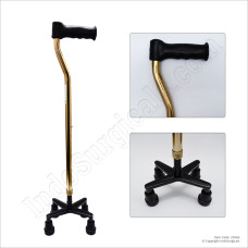 WALKING STICK /CANE ADJUSTABLE   4 LEGS